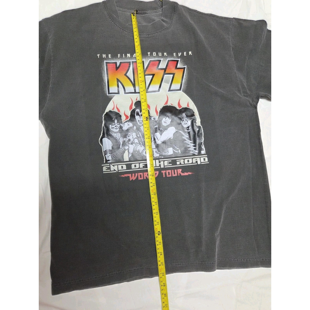 Kiss End Of The Road T-Shirt Grey Large 100% Cotton High Quality New Without Tag - Picture 4 of 7